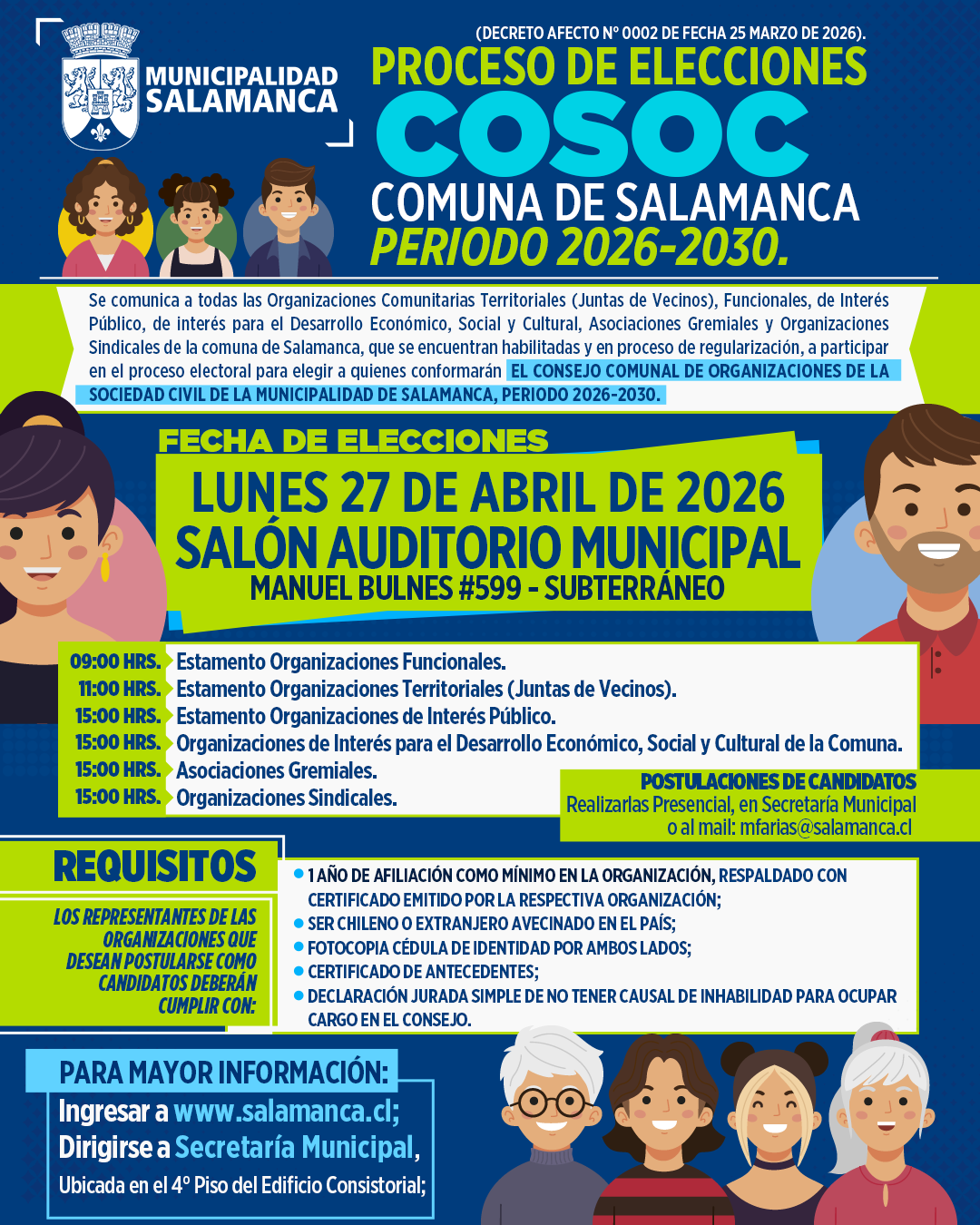 Afiche Elecciones COSOC