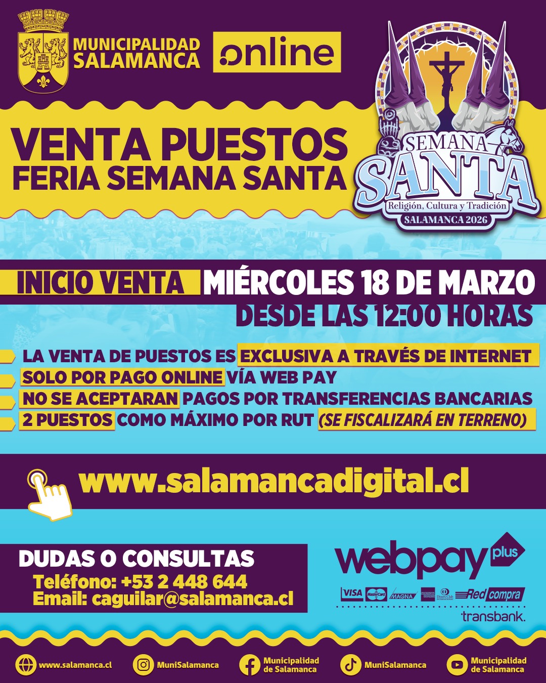 Venta de Puestos Semana Santa